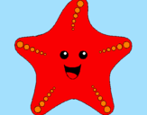 Dibuix Estrella de mar pintat per dalila