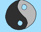 Dibuix Yin yang pintat per paula