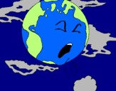 Dibuix Terra malalta pintat per xavier