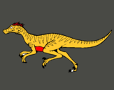 Dibuix Velociraptor  pintat per anònim