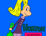 Dibuix Horton - Sally O'Maley pintat per Maria