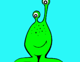 Dibuix Mini extraterrestre pintat per joan