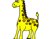 Dibuix Girafa pintat per GIRAFA