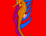 Dibuix Cavall de mar oriental pintat per emma