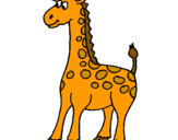 Dibuix Girafa pintat per clara