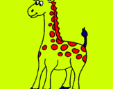Dibuix Girafa pintat per mariona