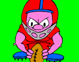 Dibuix Jugador en posició  pintat per martinbelio
