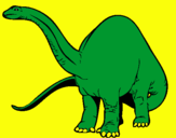 Dibuix Braquiosauri II  pintat per aina solé valls