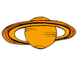 Dibuix Saturn pintat per antonio    mora   chisver