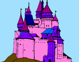 Dibuix Castell medieval pintat per Patricia