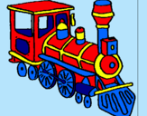 Dibuix Tren pintat per Roger
