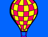 Dibuix Globus aerostàtic pintat per emma