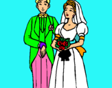 Dibuix Marit i dona III pintat per onacastalla