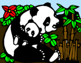 Dibuix Mare Panda pintat per nahiara