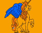 Dibuix Unicorn amb ales pintat per danielax
