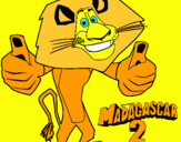 Dibuix Madagascar 2 Alex pintat per anònim