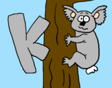 Dibuix Koala pintat per  mar