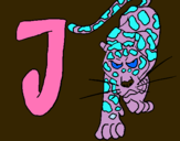 Dibuix Jaguar pintat per kitty
