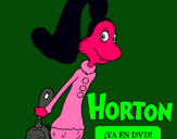 Dibuix Horton - Sally O'Maley pintat per noemi rubau apa
