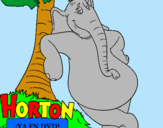 Dibuix Horton pintat per ian
