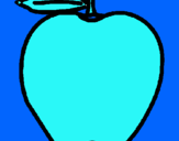Dibuix poma pintat per 55