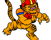 Dibuix Jugador tigre pintat per niklas