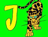 Dibuix Jaguar pintat per jon