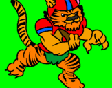 Dibuix Jugador tigre pintat per samuel