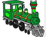 Dibuix Tren pintat per arnau