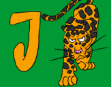 Dibuix Jaguar pintat per Bintou.