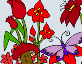 Dibuix Fauna i flora pintat per esterfs_97