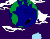 Dibuix Terra malalta pintat per marteta