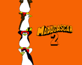 Dibuix Madagascar 2 Pingüins pintat per pablo