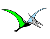 Dibuix Pterodàctil pintat per ANDREU