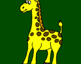 Dibuix Girafa pintat per judit ferrer