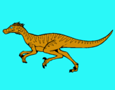 Dibuix Velociraptor  pintat per BERNAT