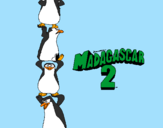 Dibuix Madagascar 2 Pingüins pintat per Aria