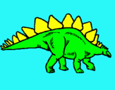Dibuix Stegosaurus pintat per ADAMITO