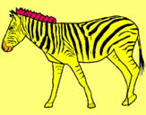 Dibuix Zebra pintat per marta bruna