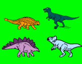 Dibuix Dinosauris de terra pintat per IÑLKOINHBÑ