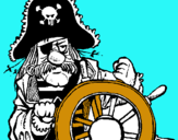 Dibuix Capità pirata pintat per eva  almirante