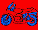 Dibuix Motocicleta pintat per alvarodavalos