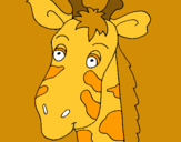 Dibuix Cara de girafa pintat per guillem