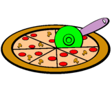 Dibuix Pizza pintat per mari  carmen   pastor rom