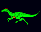 Dibuix Velociraptor  pintat per aaron