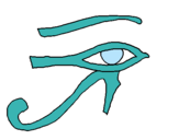 Dibuix Ull Horus pintat per TT