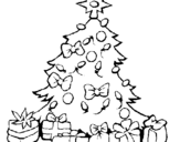 Dibuix Arbre de Nadal pintat per Rudolf