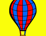 Dibuix Globus aerostàtic pintat per david