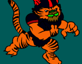 Dibuix Jugador tigre pintat per sandro   tengo   t       