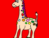 Dibuix Girafa pintat per MAR